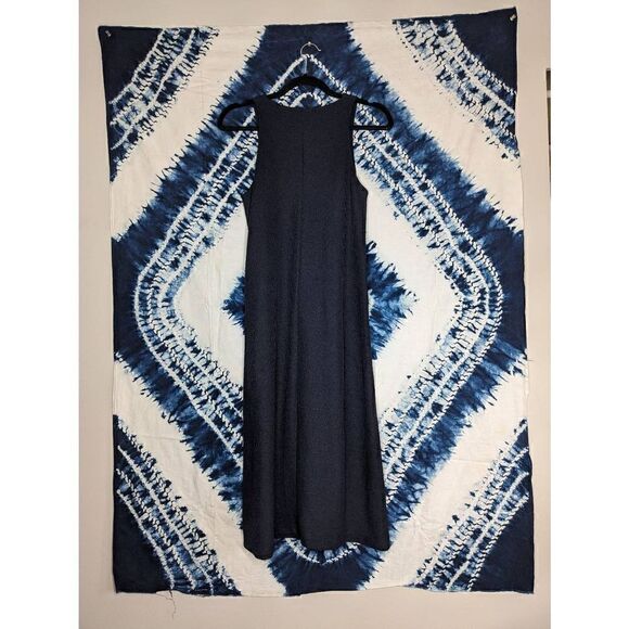 MANGO Women Navy Solid A-Line Dress XS - Picture 7 of 11